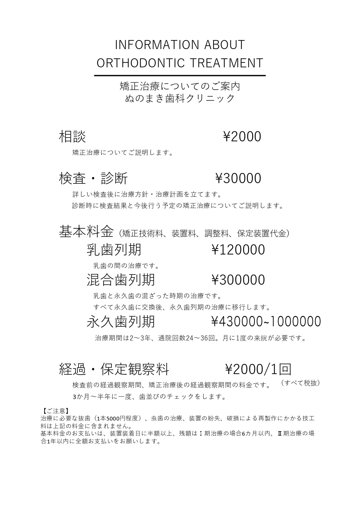 部分矯正